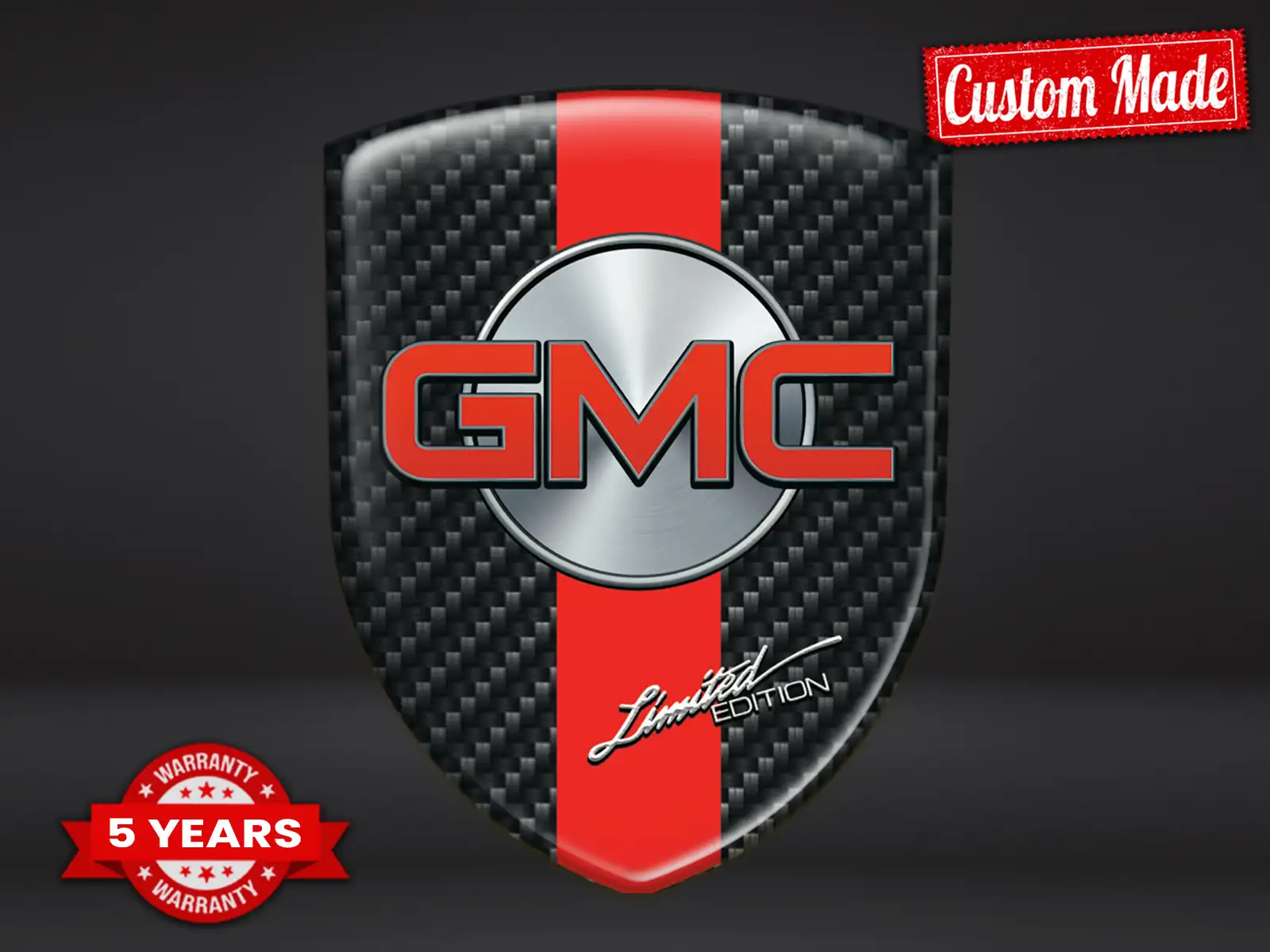 GMC Custom Logo Stickers Pro Max Durable Stylish Design